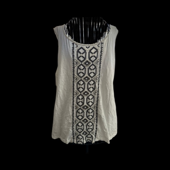 Boho beaded top-100%cotton -made in India -size 3x - Picture 2 of 7